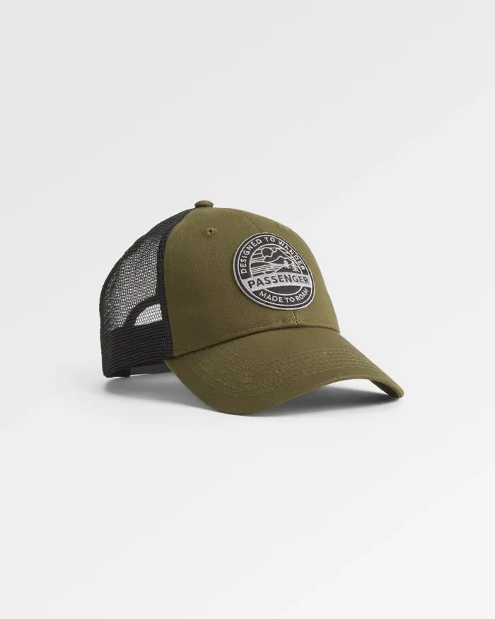 Passenger Caps and Hats Odyssey Mesh Snapback Cap Khaki Khaki 8211 WomenMen