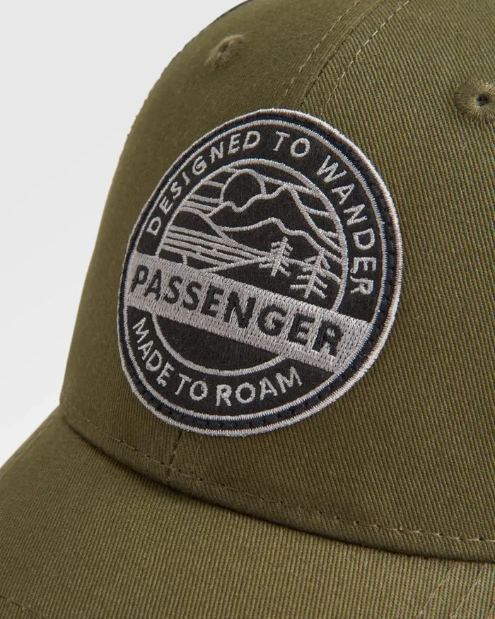 Passenger Caps and Hats Odyssey Mesh Snapback Cap Khaki Khaki 8211 WomenMen