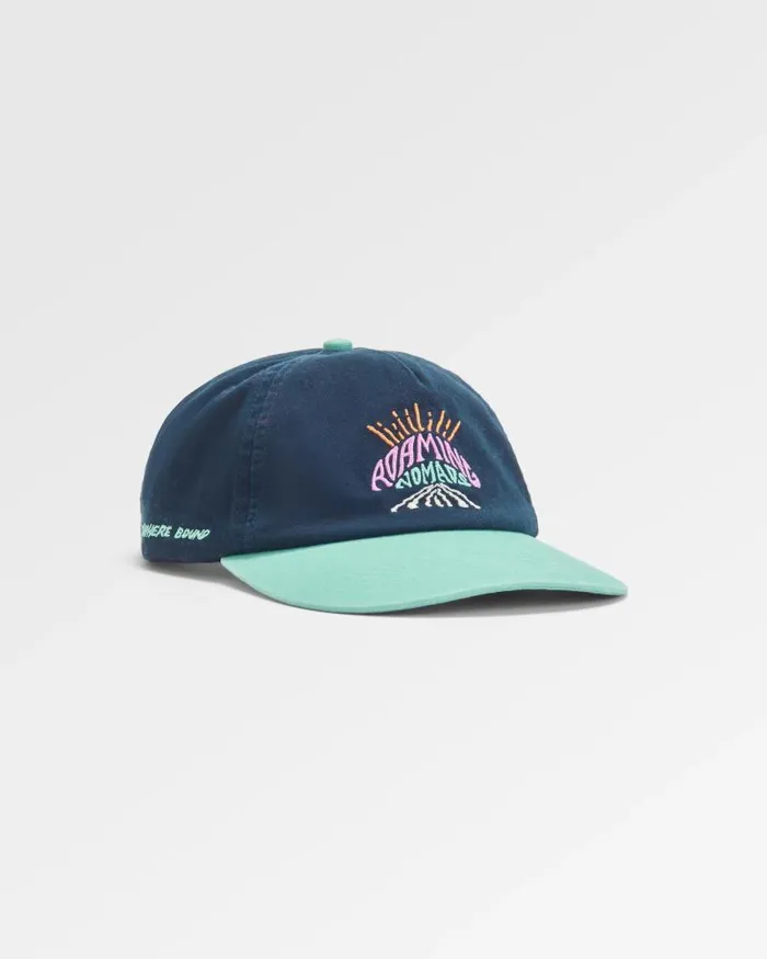 Passenger Caps and Hats Tolima Recycled Low Profile Cap Dark Denim Dark Denim 8211 WomenMen
