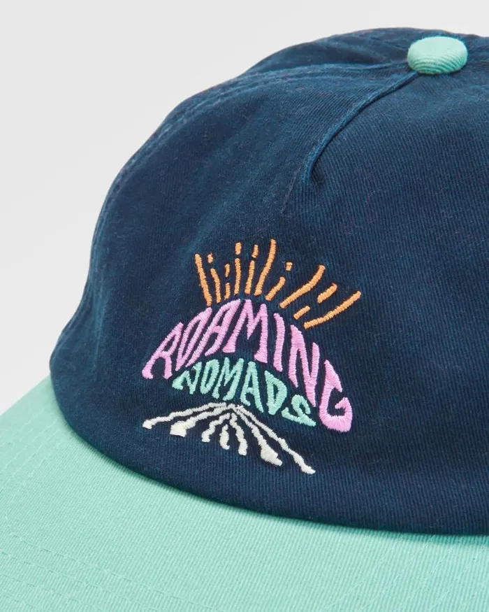Passenger Caps and Hats Tolima Recycled Low Profile Cap Dark Denim Dark Denim 8211 WomenMen