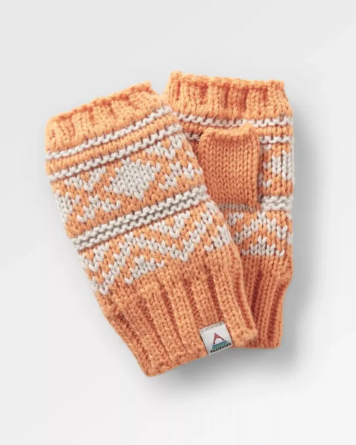 Passenger Gloves Lily Recycled Fleece Lined Fingerless Mittens Apricot Apricot 8211 Women Passenger Gloves Lily Recycled Fleece Lined Fingerless Mittens Apricot Apricot 8211 Women