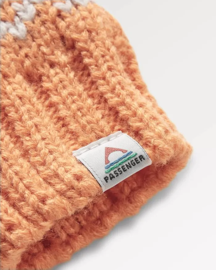 Passenger Gloves Lily Recycled Fleece Lined Fingerless Mittens Apricot Apricot 8211 Women