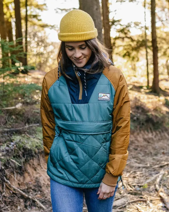 Passenger Jackets Ocean Recycled Insulated 12 Zip Jacket Deep Ocean Deep Ocean 8211 Women