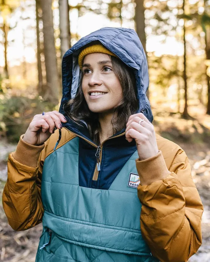 Passenger Jackets Ocean Recycled Insulated 12 Zip Jacket Deep Ocean Deep Ocean 8211 Women