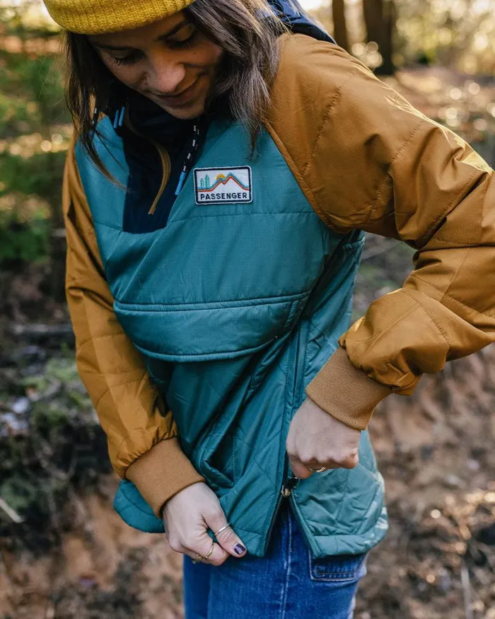 Passenger Jackets Ocean Recycled Insulated 12 Zip Jacket Deep Ocean Deep Ocean 8211 Women