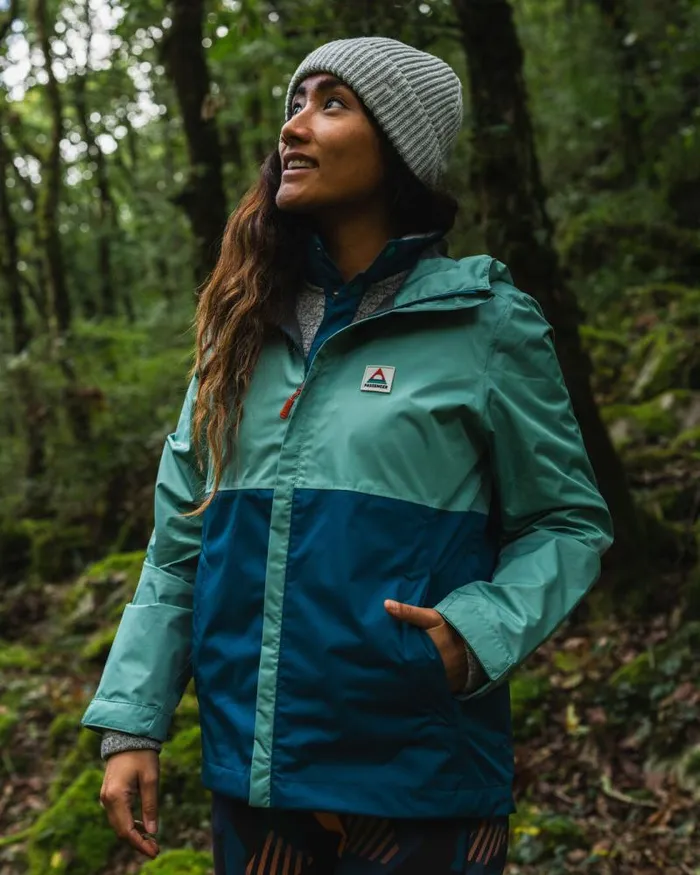 Passenger Jackets Scene Water Resistant Recycled Jacket Shallow Water Corsair Blue Shallow Water Corsair Blue 8211 Women