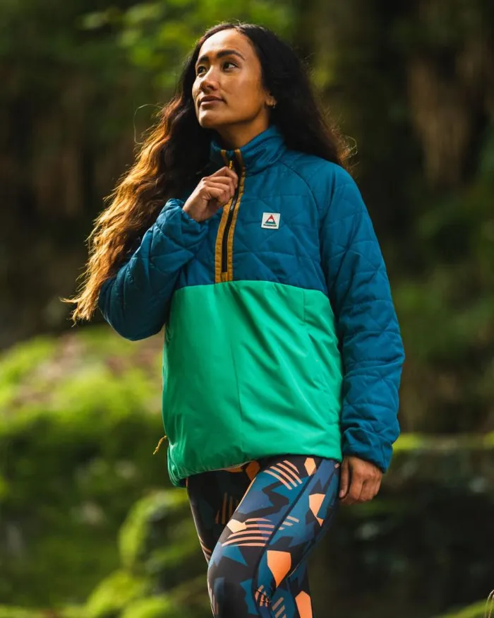 Passenger Jackets Trace Recycled Thermore Insulated Jacket Corsair Blue Jungle Green Corsair Blue Jungle Green 8211 Women