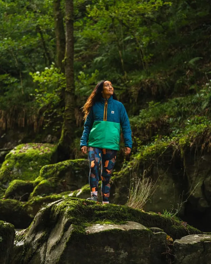 Passenger Jackets Trace Recycled Thermore Insulated Jacket Corsair Blue Jungle Green Corsair Blue Jungle Green 8211 Women