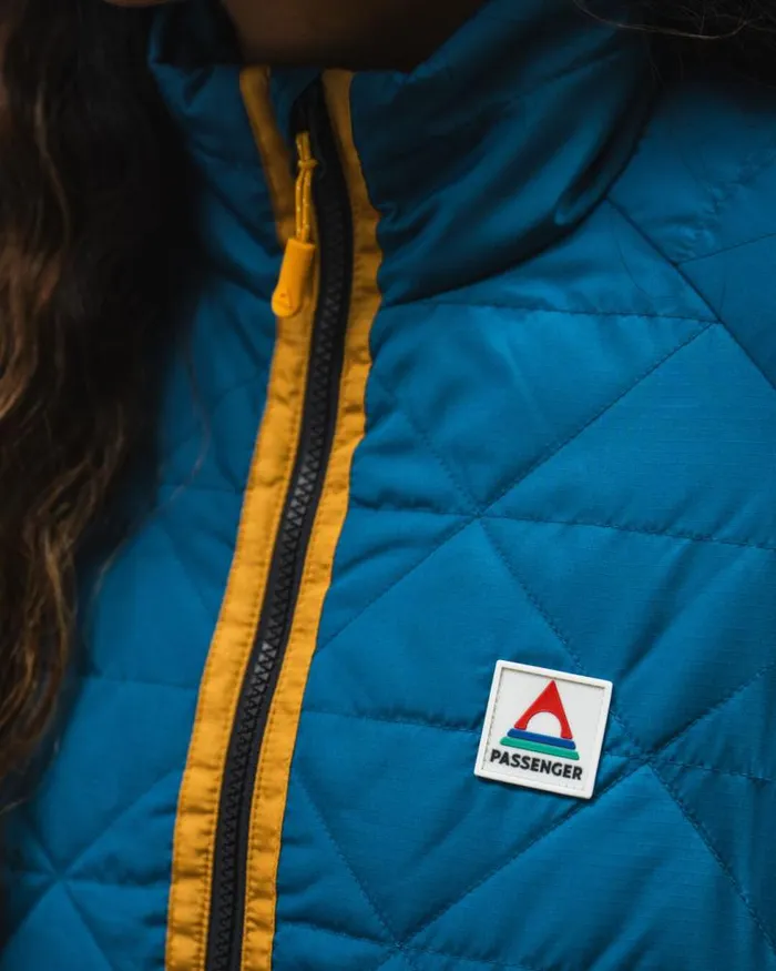 Passenger Jackets Trace Recycled Thermore Insulated Jacket Corsair Blue Jungle Green Corsair Blue Jungle Green 8211 Women