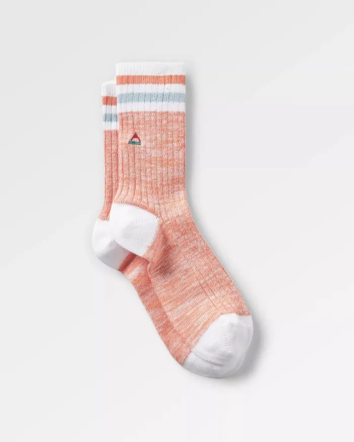 Passenger Socks Organic Midweight Rib Socks Apricot Apricot 8211 Women