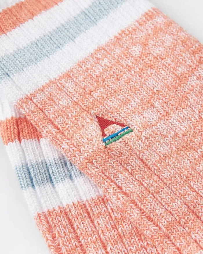 Passenger Socks Organic Midweight Rib Socks Apricot Apricot 8211 Women