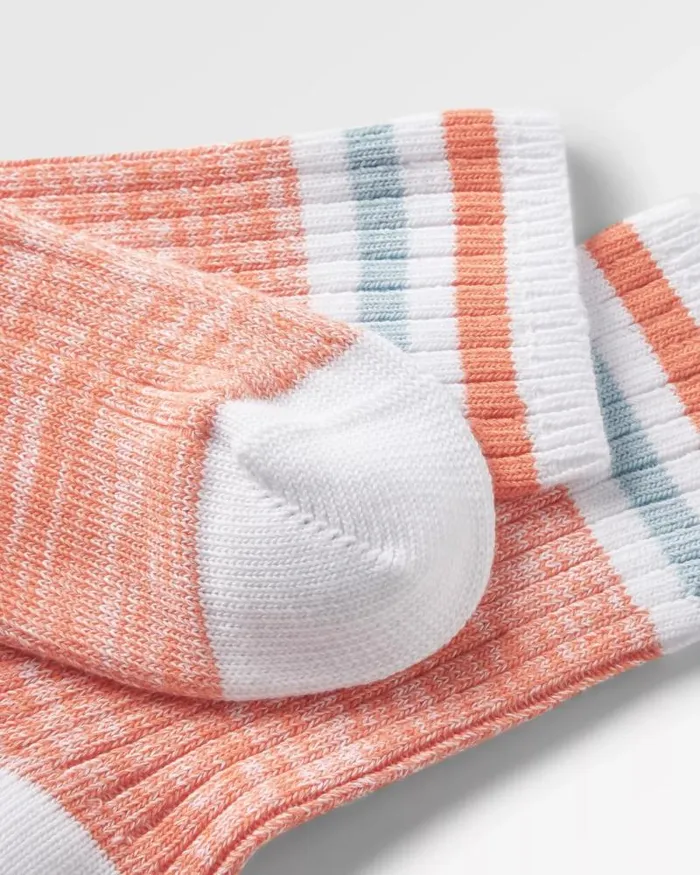 Passenger Socks Organic Midweight Rib Socks Apricot Apricot 8211 Women
