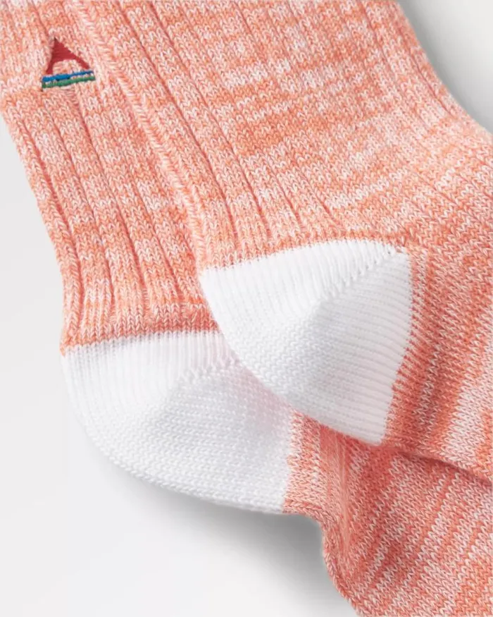 Passenger Socks Organic Midweight Rib Socks Apricot Apricot 8211 Women