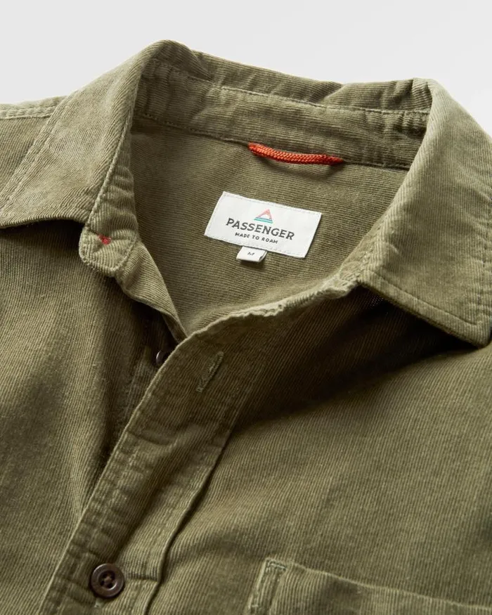 Passenger Tops Backcountry Cord Light Shirt Dusty Olive Dusty Olive 8211 Men