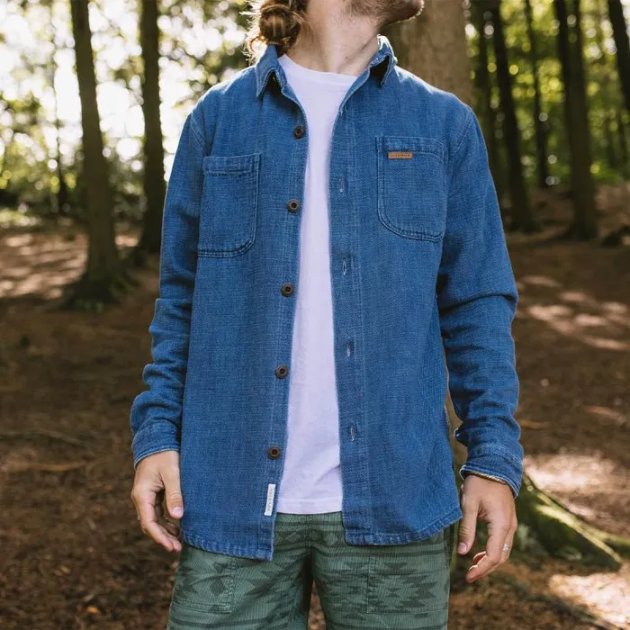 Passenger Tops Backcountry Organic Cotton Denim LS Shirt Washed Denim Washed Denim 8211 Men Passenger Tops Backcountry Organic Cotton Denim LS Shirt Washed Denim Washed Denim 8211 Men