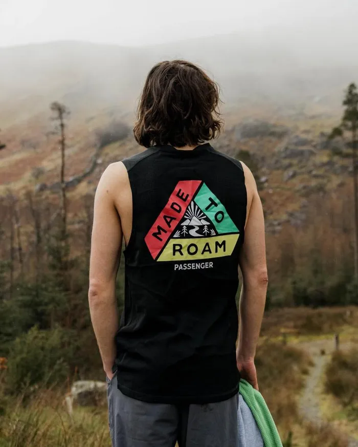 Passenger Tops Boardwalk Active Recycled Vest Black Black 8211 Men