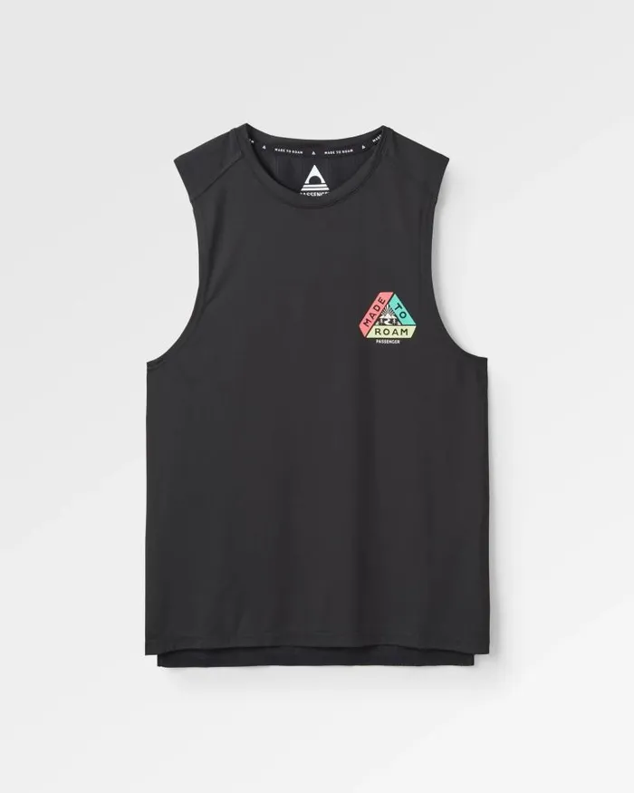 Passenger Tops Boardwalk Active Recycled Vest Black Black 8211 Men
