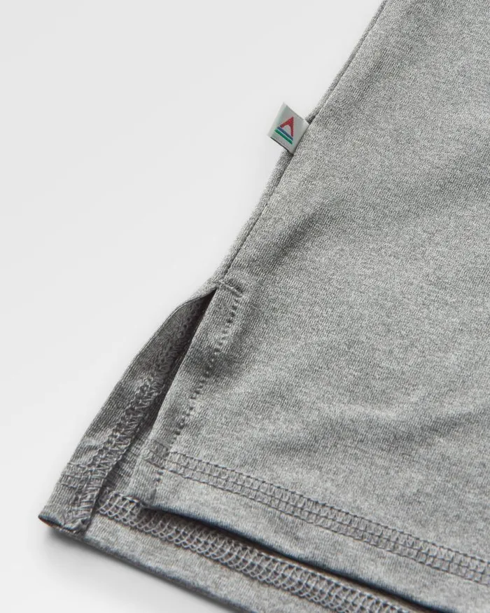 Passenger Tops Classic Active Recycled Marl LS TShirt Grey Marl Grey Marl 8211 Men