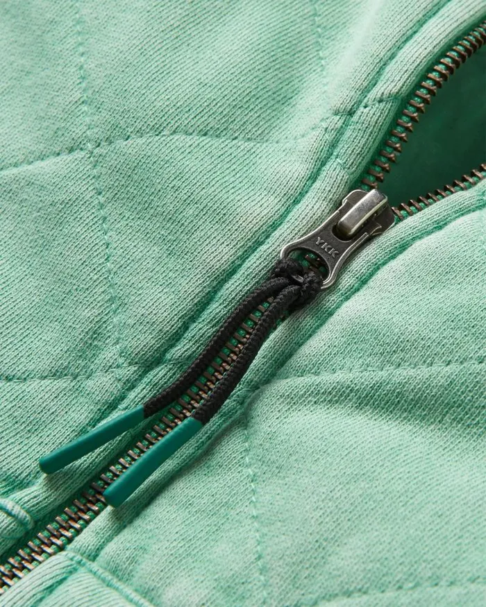 Passenger Tops Clementine Quilted ZipThrough Green Spruce Green Spruce 8211 Women