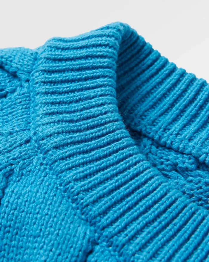 Passenger Tops Comfort Organic Knitted Jumper Atlantic Blue Atlantic Blue 8211 Women