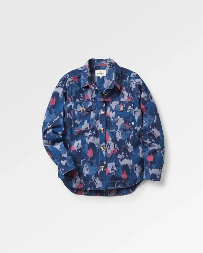 Passenger Tops Coral Organic LS Shirt Sycamore Camo Sycamore Camo 8211 Women