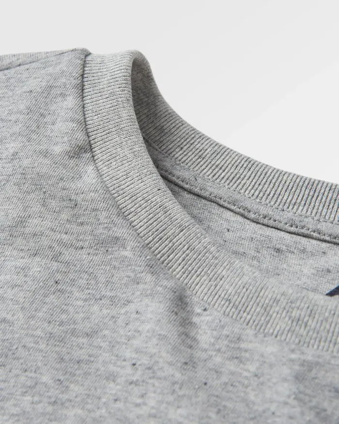 Passenger Tops Escapism Recycled Cotton TShirt Grey Marl Grey Marl 8211 Men