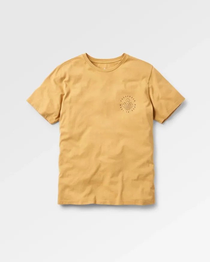 Passenger Tops Escapism Recycled Cotton TShirt Mustard Gold Mustard Gold 8211 Men Passenger Tops Escapism Recycled Cotton TShirt Mustard Gold Mustard Gold 8211 Men