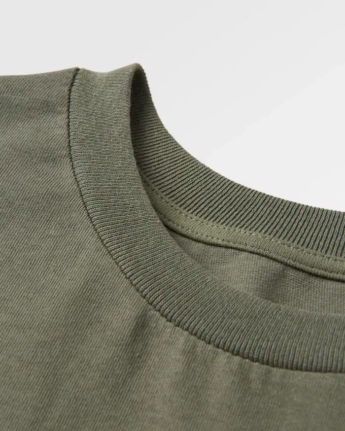 Passenger Tops Escapism Recycled LS TShirt Dusty Olive Dusty Olive 8211 Men