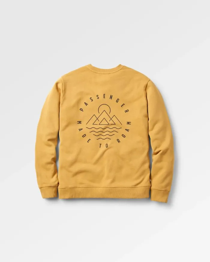Passenger Tops Escapism Sweatshirt Mustard Gold Mustard Gold 8211 Men