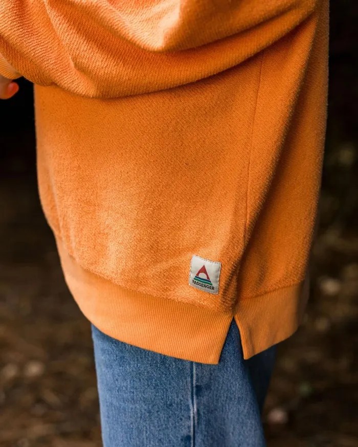 Passenger Tops Fauna Organic Cotton Textured Sweatshirt Apricot Apricot 8211 Women