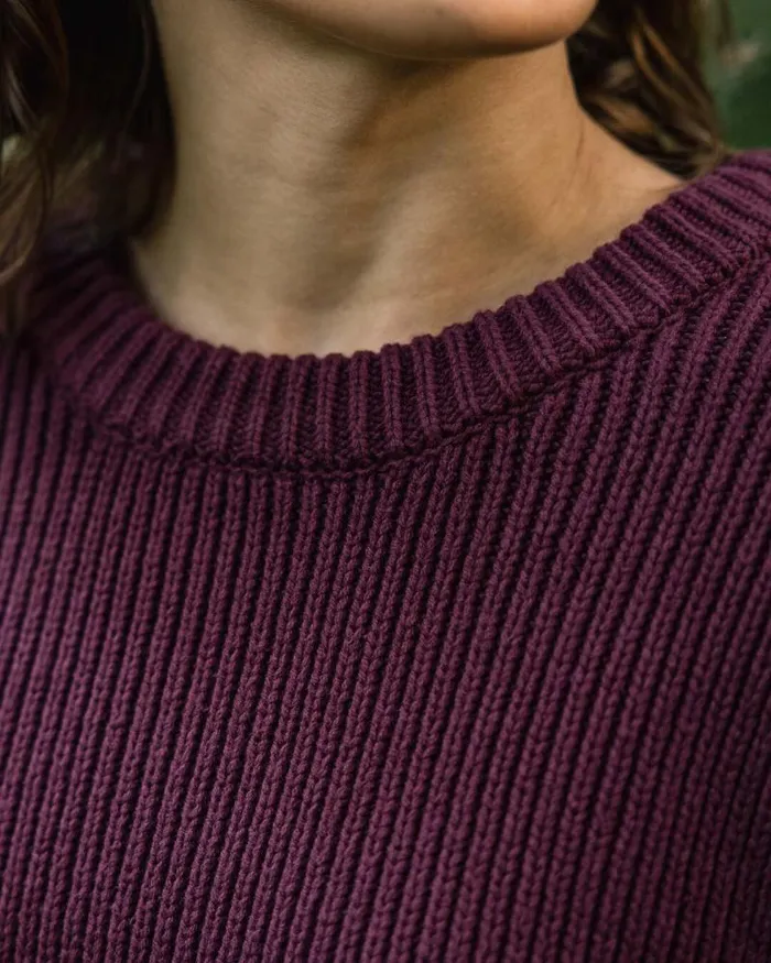 Passenger Tops Gondwana Classic Knitted Jumper Wine Wine 8211 Women