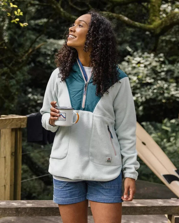 Passenger Tops Juana Recycled Polar Hooded Fleece Surf Spray Surf Spray 8211 Women