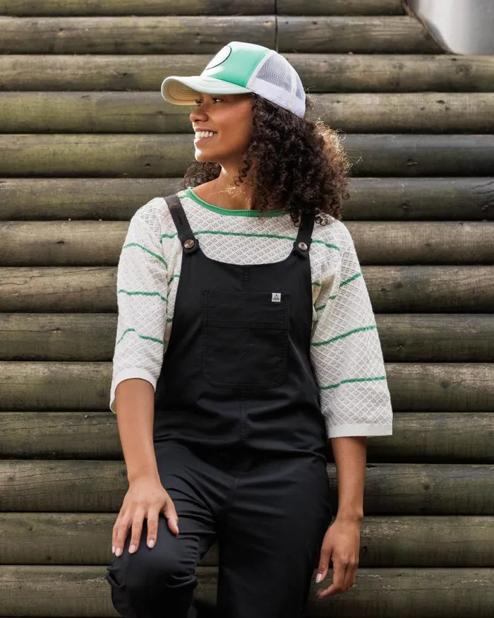 Passenger Tops Migrate Organic Knitted Jumper Green Spruce Stripe Green Spruce Stripe 8211 Women Passenger Tops Migrate Organic Knitted Jumper Green Spruce Stripe Green Spruce Stripe 8211 Women