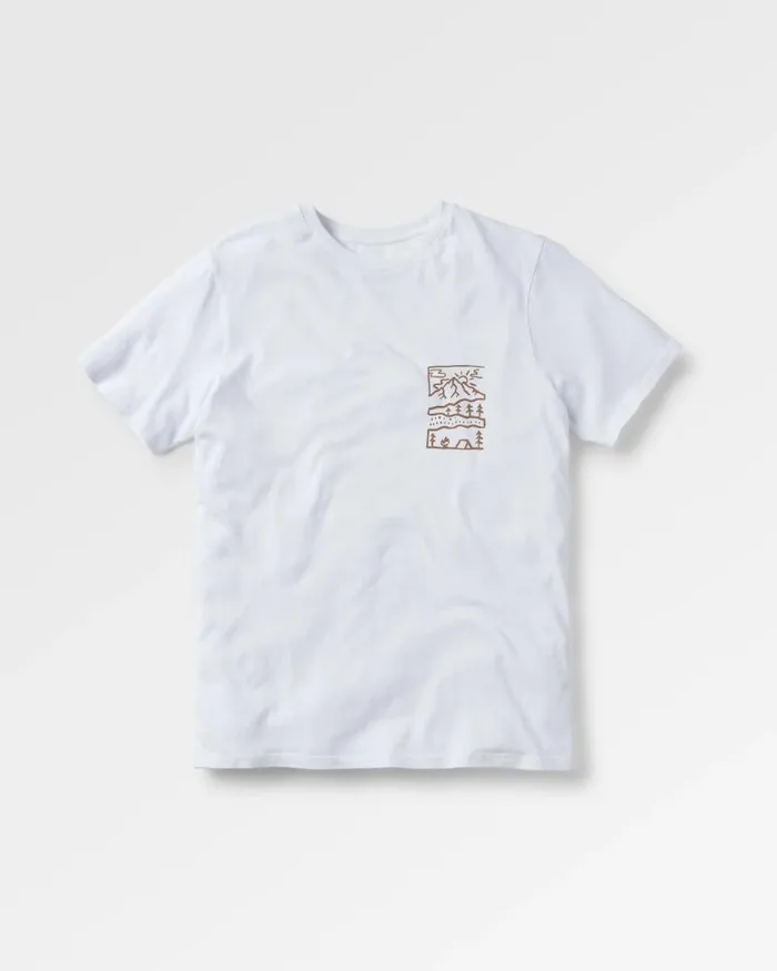 Passenger Tops Nature Recycled Cotton TShirt White White 8211 Men