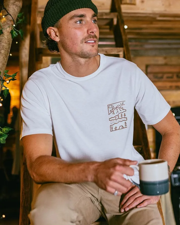 Passenger Tops Nature Recycled Cotton TShirt White White 8211 Men