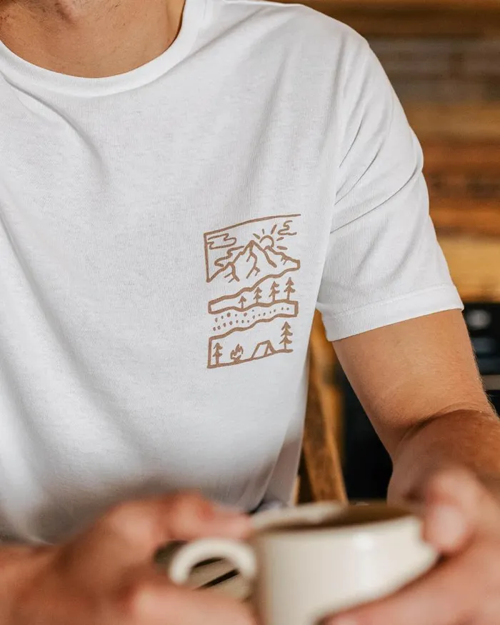 Passenger Tops Nature Recycled Cotton TShirt White White 8211 Men