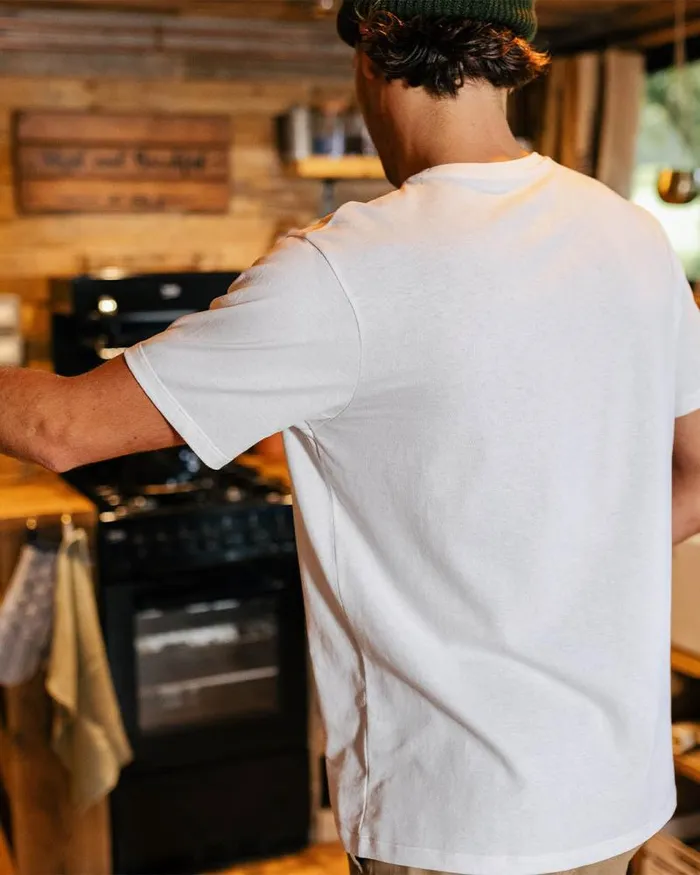 Passenger Tops Nature Recycled Cotton TShirt White White 8211 Men