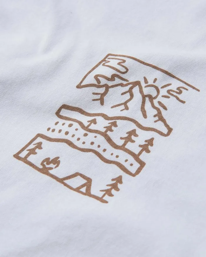 Passenger Tops Nature Recycled Cotton TShirt White White 8211 Men