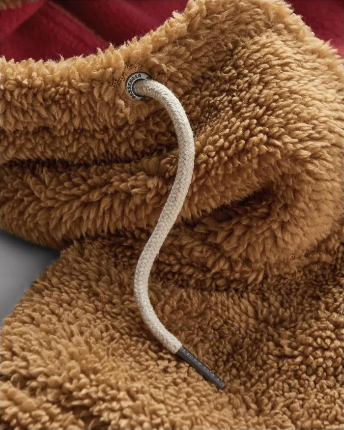 Passenger Tops Nestling Sherpa Hooded Fleece Biscuit Biscuit 8211 Women