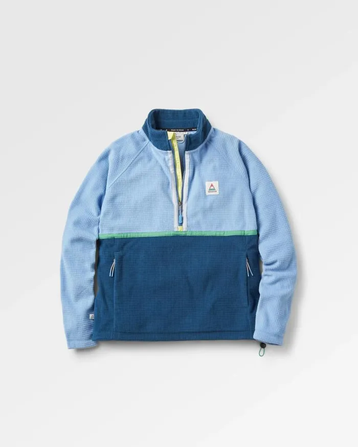 Passenger Tops Off Trail Recycled Grid Polar Fleece CornflowerDark Denim Cornflowerdark Denim 8211 Women Passenger Tops Off Trail Recycled Grid Polar Fleece CornflowerDark Denim Cornflowerdark Denim 8211 Women
