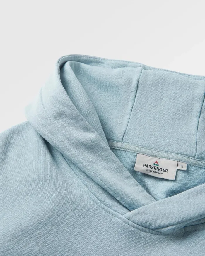 Passenger Tops Outlook Recycled Cotton Hoodie Blue Fog Blue Fog 8211 Women