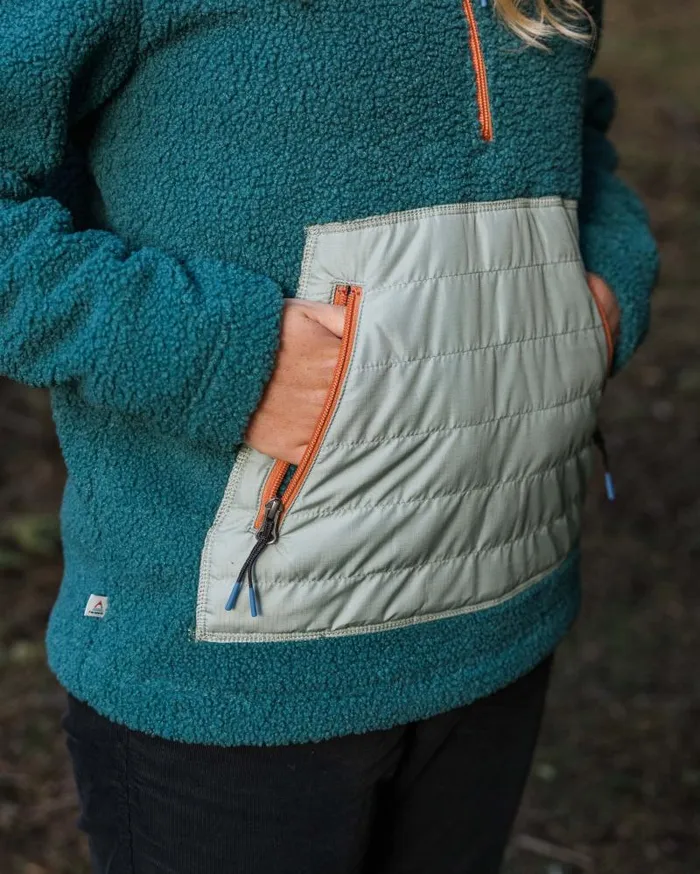 Passenger Tops Perouse Recycled PolarLined Sherpa Fleece Mediterranean Mediterranean 8211 Women