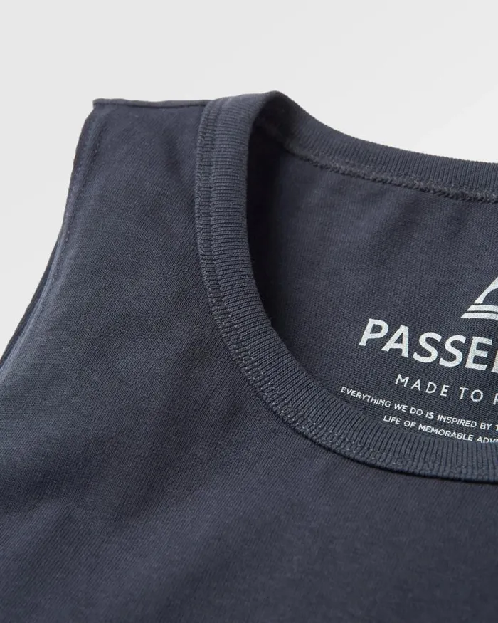 Passenger Tops Planted Recycled Cotton Vest Black Black 8211 Women
