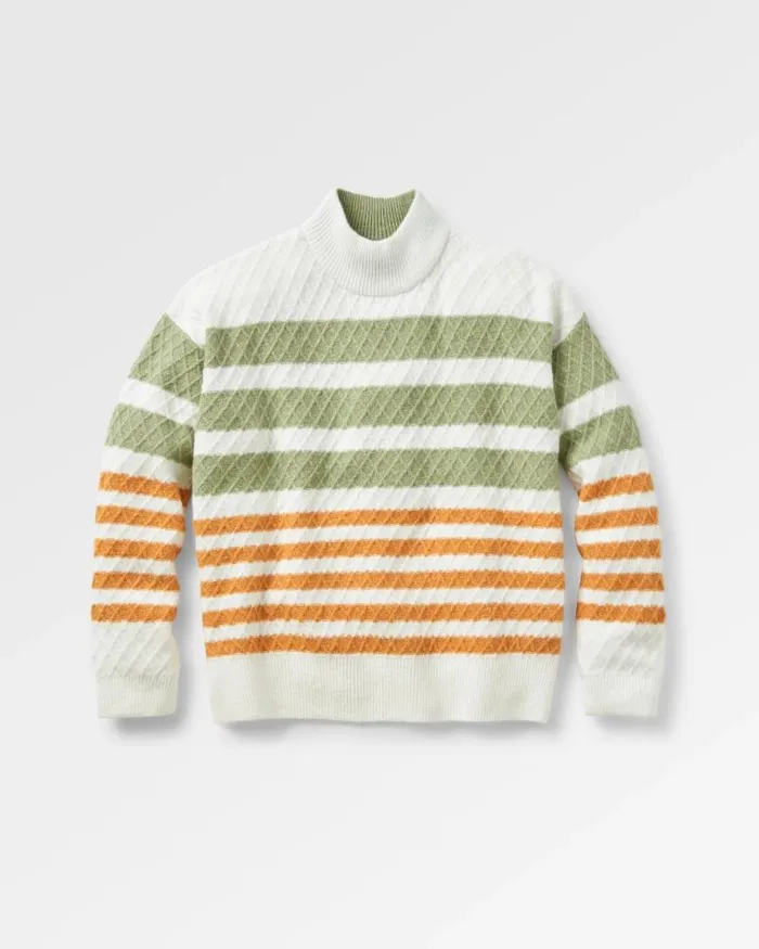 Passenger Tops Ramble Recycled Knitted Jumper Off White Off White 8211 Women