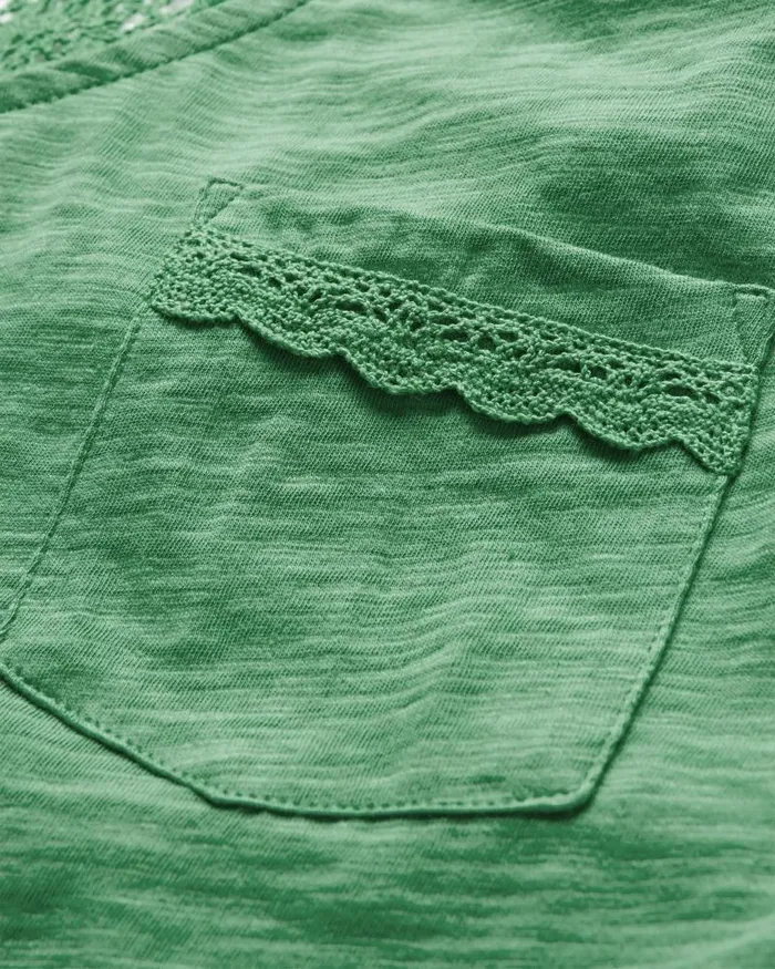 Passenger Tops Rivergate Recycled Cotton Top Green Spruce Green Spruce 8211 Women