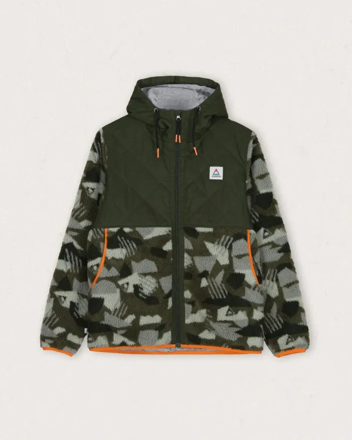 Passenger Tops Sefton Recycled DeepPile Sherpa Full Zip Fleece Fir Tree Fir Tree 8211 Women