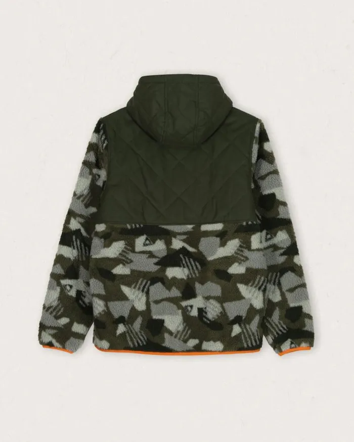 Passenger Tops Sefton Recycled DeepPile Sherpa Full Zip Fleece Fir Tree Fir Tree 8211 Women