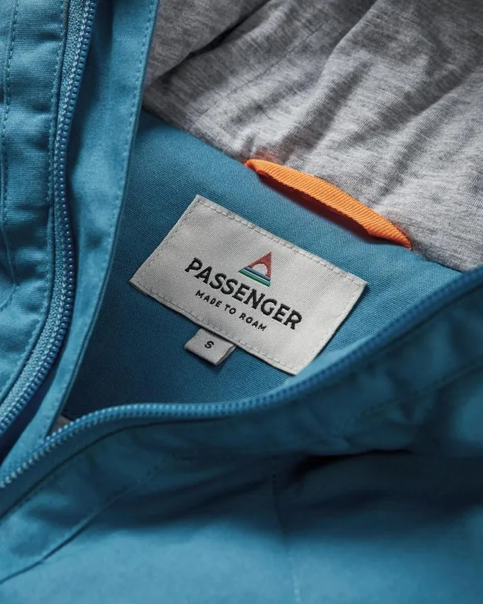 Passenger Tops Sefton Recycled DeepPile Sherpa Full Zip Fleece Homespun Dark Denim Homespun Dark Denim 8211 Women
