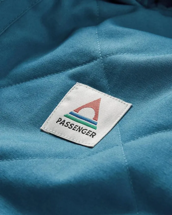 Passenger Tops Sefton Recycled DeepPile Sherpa Full Zip Fleece Homespun Dark Denim Homespun Dark Denim 8211 Women