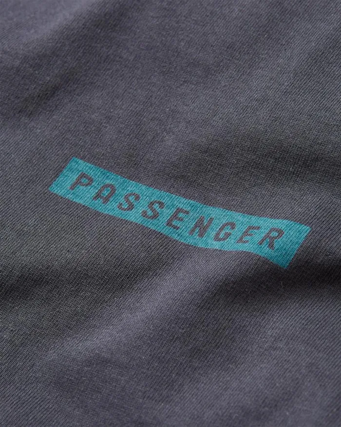 Passenger Tops Sierra Recycled Relaxed Fit TShirt Black Black 8211 Men